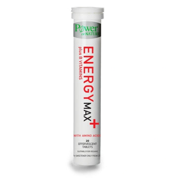 Power of Nature Energy Max Plus B Vitamins 20 Effervescent Tablets